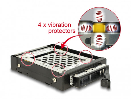 Delock 47228 3.5″ Mobile Rack For 1 X 2.5″ Sata / Sas Hdd / Ssd