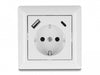 Delock 11499 Wall Socket With Two Usb Charging Ports