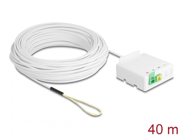 Delock 85934 Optical Fiber Connection Box 2 X Sc/Apc Simplex W/ Drop Cable Set