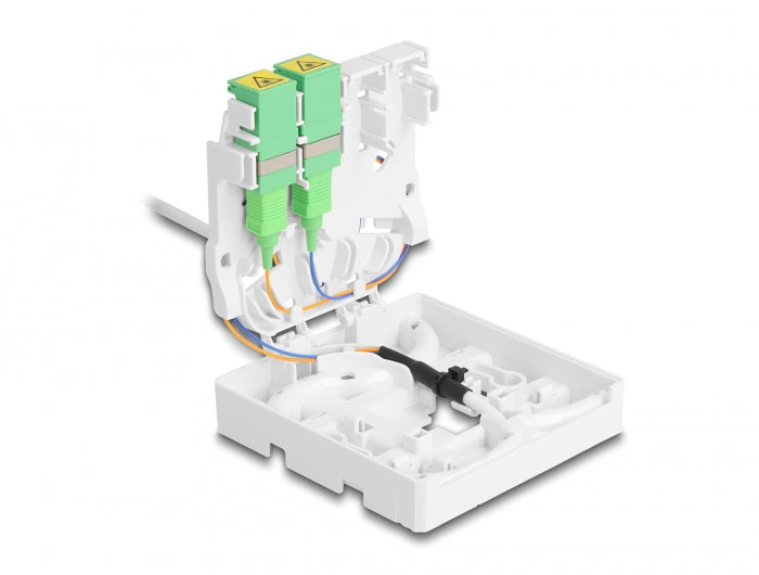 Delock 85934 Optical Fiber Connection Box 2 X Sc/Apc Simplex W/ Drop Cable Set