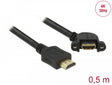 Delock 85467 Cable Hdmi-A Male > Hdmi-A Female Panel-Mount 110° Angled