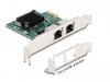 Delock 88205 Pci Express X1 Card To 2 X Rj45 Gigabit Lan Bcm