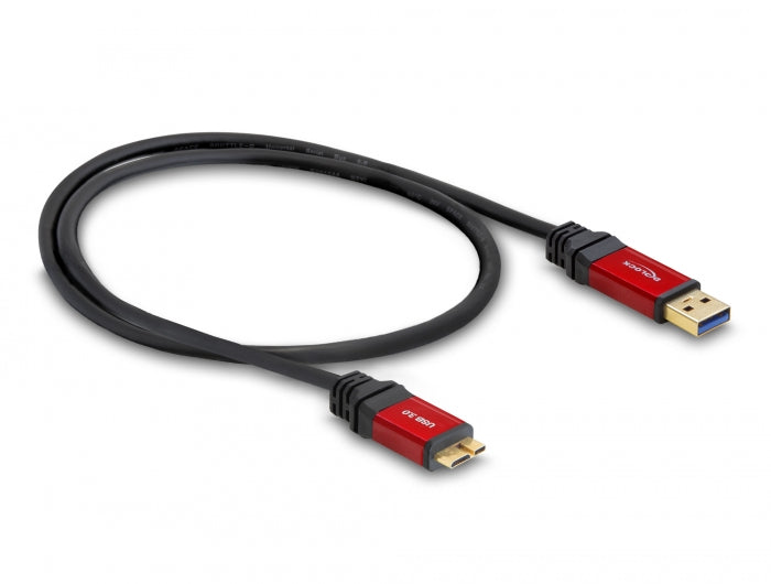 Delock 82760 Cable Usb 3.0 Type-A Male > Usb 3.0 Type Micro-B Male 1 M Premium