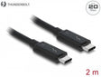 Delock 84847 Thunderbolt™ 3 (20 Gb/S) Usb-C™ Cable Male