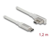 Delock 86703 Magnetic Thunderbolt™ 3 Usb-C™ Cable 4K 60 Hz Male To Male Angled