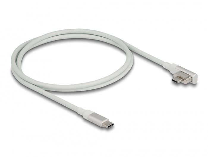 Delock 86703 Magnetic Thunderbolt™ 3 Usb-C™ Cable 4K 60 Hz Male To Male Angled