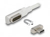 Delock 86703 Magnetic Thunderbolt™ 3 Usb-C™ Cable 4K 60 Hz Male To Male Angled