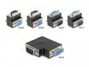 Delock 65345 Adapter Vga Male > Vga Female 90° Sideways Angled