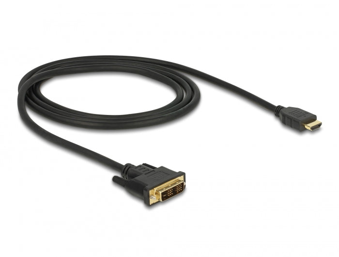 Delock 85582 Hdmi To Dvi 18+1 Cable Bidirectional 1 M