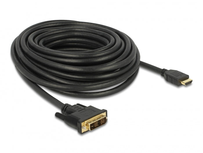 Delock 85587 Hdmi To Dvi 18+1 Cable Bidirectional 10 M