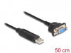 Delock 66453 Usb 2.0 To Serial Rs-232 Adapter D-Sub 9 Female