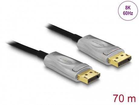 Delock 84141 Active Optical Cable Displayport 1.4 8K 70 M