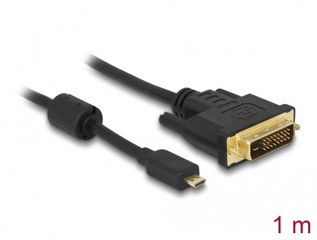 Delock 83585 Hdmi Cable Micro-D Male > Dvi 24+1 Male 1 M