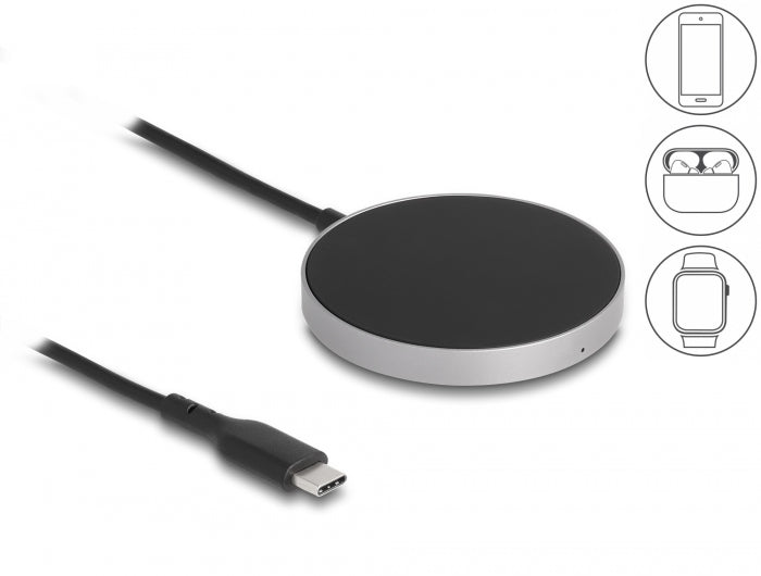 Delock 66467 Wireless Charger With 5 W / 7.5 W / 10 W / 15 W