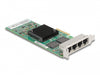 Delock 89946 Pci Express X4 Card 4 X Rj45 Gigabit Lan I350