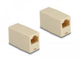 Delock 88034 Adapter Rj45 Jack To Rj45 Jack Utp Beige