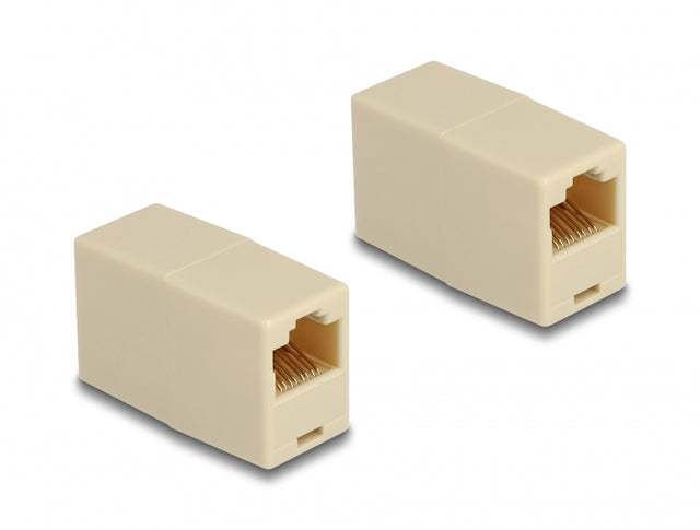 Delock 88034 Adapter Rj45 Jack To Rj45 Jack Utp Beige