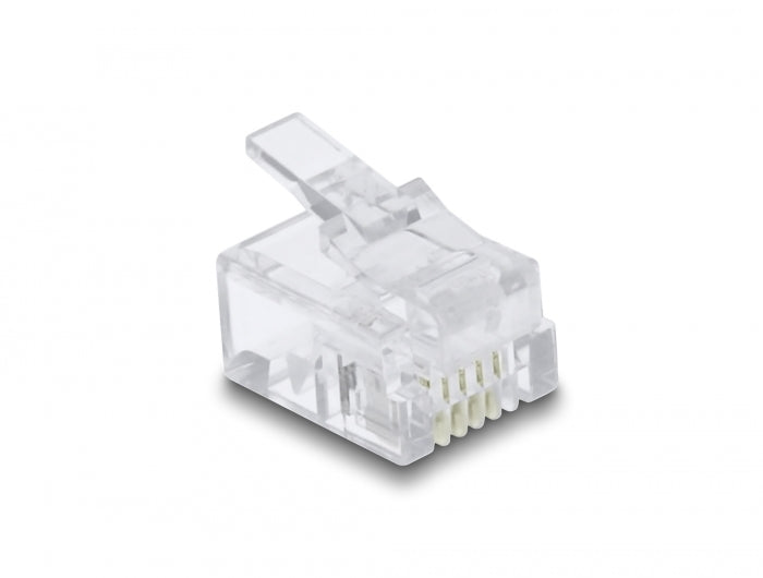 Delock 67020 Rj11 Modular Plug 100 Pcs