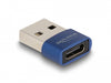 Delock 60051 Usb 2.0 Adapter Usb Type-A Male To Usb Type-C™ Female Blue