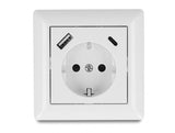 Delock 11489 Wall Socket With Two Usb Charging Ports 3.4 A