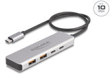 Delock 64230 Usb 10 Gbps Usb Type-C™ Hub W/ 2 X Usb Type-A And 2 X Usb Type-C™