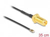 Delock 12658 Antenna Cable Rp-Sma Jack Bulkhead To I-Pex Inc., Mhf® 4L Lk Plug