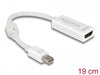 Delock 65128 Adapter Mini Displayport 1.1 Male > Hdmi Female Passive White