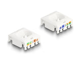 Delock 88020 Keystone Module Rj45 Jack To Lsa Cat.6A Stp