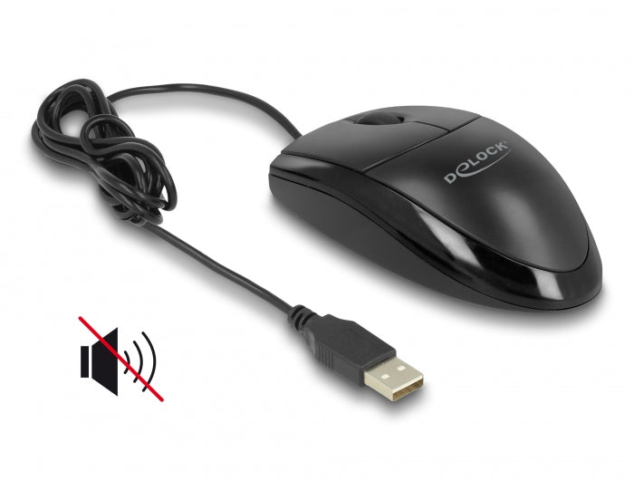 Delock 12106 Optical Usb Desktop Mouse – Silent