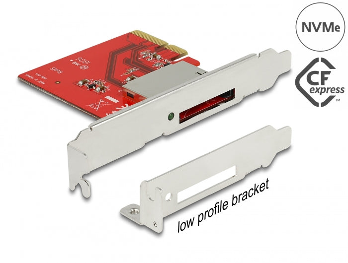 Delock 91748 Pci Express X4 Card To 1 X External Cfexpress / Xqd Slot