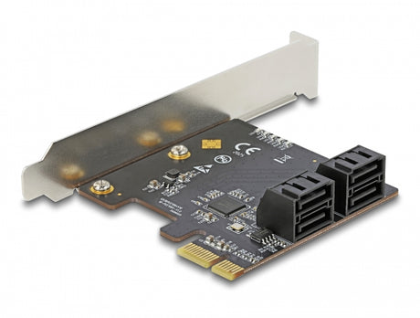 Delock 90010 4 Port Sata Pci Express X1 Card - Low Profile Form Factor