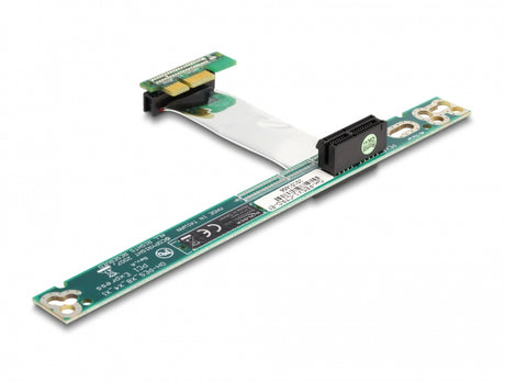 Delock 41752 Riser Card Pci Express X1 > X1 With Flexible Cable 7 Cm