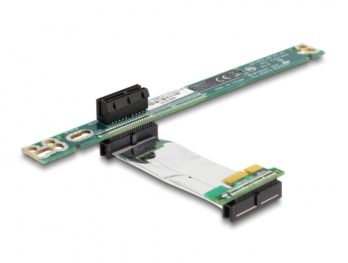 Delock 41752 Riser Card Pci Express X1 > X1 With Flexible Cable 7 Cm