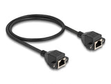 Delock 80198 Rj50 Extension Cable Female To Female S/Ftp 0.5 M Black