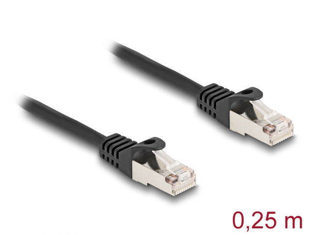 Delock 80185 Cable Rj50 Male To Rj50 Male S/Ftp 0.25 M Black