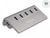 Delock 64182 Usb 10 Gbps Hub With 4 Usb Ports + Port Incl. Power Supply