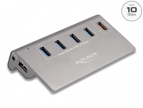 Delock 64182 Usb 10 Gbps Hub With 4 Usb Ports + Port Incl. Power Supply