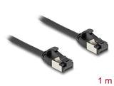 Delock 80183 Rj45 Cable Plug To Plug Cat.8.1 Flexible 1 M Black