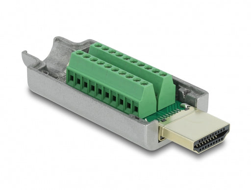 Delock 65201 Hdmi-A Male To Terminal Block With Metal Housing