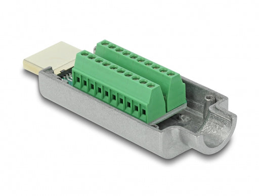 Delock 65201 Hdmi-A Male To Terminal Block With Metal Housing