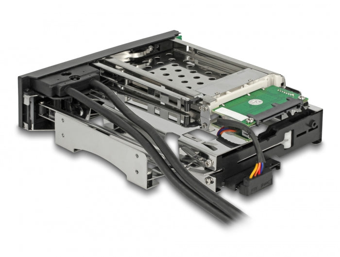 Delock 47209 5.25″ Mobile Rack For 1 X 2.5″ + 1 X 3.5″ Sata Hdd