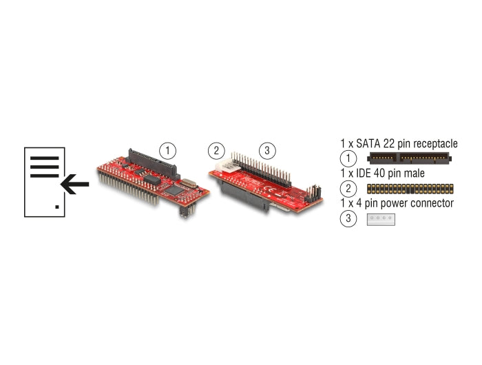 Delock 62510 Converter Sata > Ide