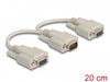 Delock 65328 Adapter Vga Male > 2 X Vga Female 20 Cm