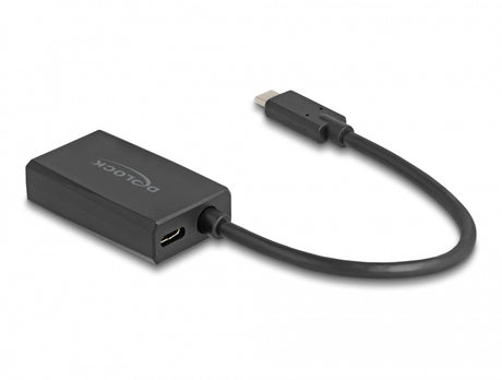 Delock 61059 Adapter Displayport Female To Usb Type-C™ Male 4K With Pd 85 W