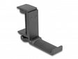 Delock 18449 Headphone Holder Adjustable For Desk Mounting Aluminium Black