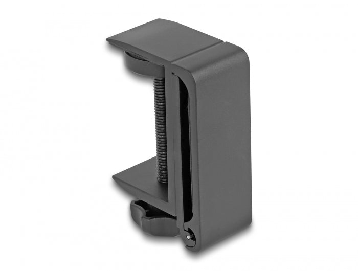 Delock 18449 Headphone Holder Adjustable For Desk Mounting Aluminium Black