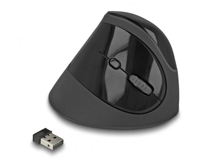 Delock 12599 Ergonomic Usb Mouse Vertical - Wireless