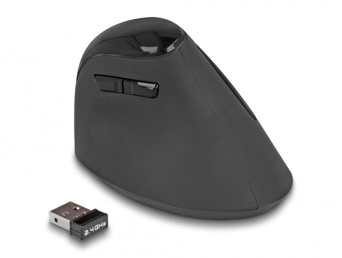 Delock 12599 Ergonomic Usb Mouse Vertical - Wireless