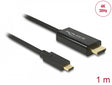 Delock 85258 Cable Usb Type-C™ Male > Hdmi Male 4K 30 Hz 1 M Black