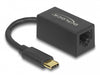 Delock 66043 Usb Type-C™ Adapter To Gigabit Lan Compact Black